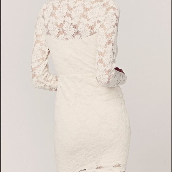 Nightcap x Carisa Rene Dress Deep V Cutout in Ivory Sz 1 / XS NWT - Picture 4 of 8